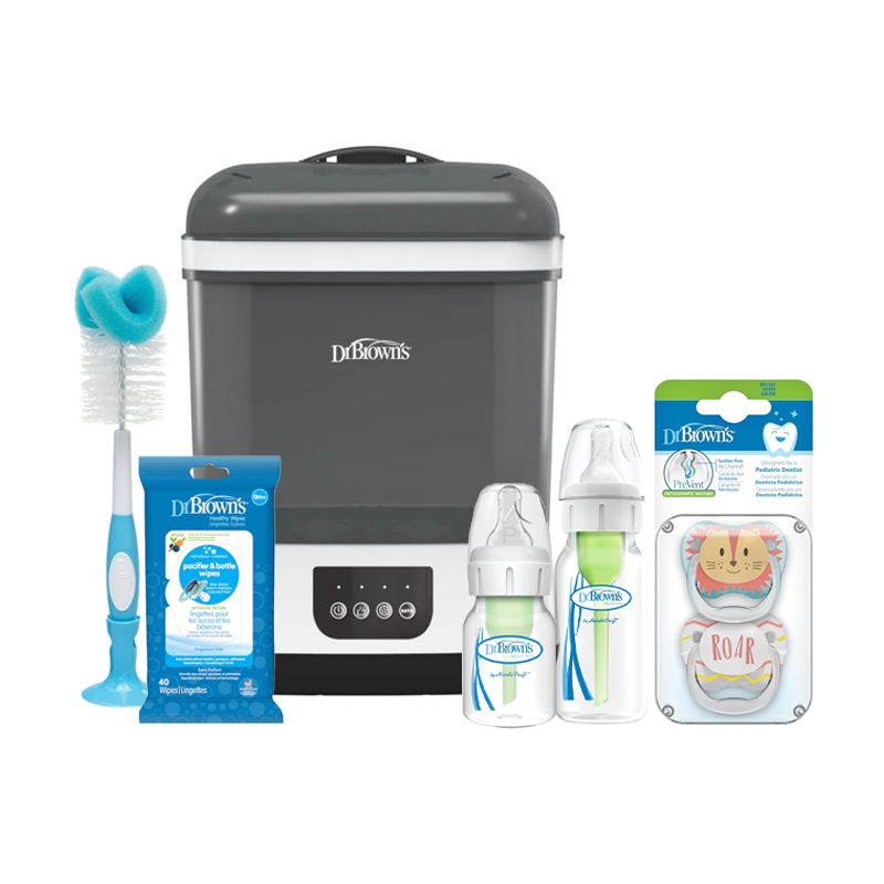 Dr Brown's Electric Sterilizer and Dryer with HEPA Air Filter + Bottle Bundle
